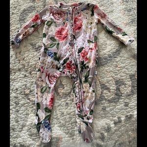 Posh Peanut Cassie Footie Ruffled Zippered PJ